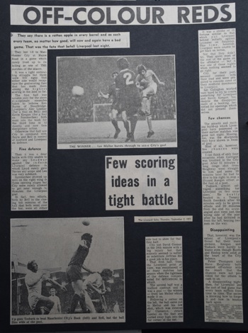 Press report from Adrian Killen's scrapbook